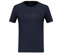 Salewa Men's Eagle Poem Dry T-Shirt M T-Shirt Navy Blazer