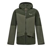 Salewa Puez Gorotex 2l Epe Gore-tex® Full Zip Fleece Green XL Men