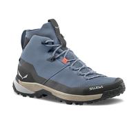 Salewa Men's Puez Knit Mid Powertex Waterproof Trail Boot for Hiking & Trekking, Java Blue/Black, 10