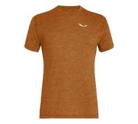 Salewa Men's Puez Melange Dry T-Shirt Men T-Shirt, Burnt Orange Melange, M