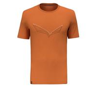 Salewa Men's Pure Eagle Frame Dry T-Shirt (Pack of 1) Burnt Orange