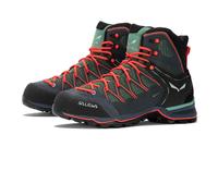 Salewa Ws Mtn Trainer Lite Mid Gtx, Feld Green/Fluo Coral, 5.5, Female