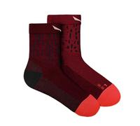 Salewa, Mountain Trainer Sal. Merino Quarter Socks Women, W, Red, 42-44