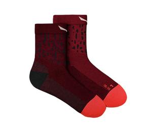 Salewa, Mountain Trainer Sal. Merino Quarter Socks Women, W, Red, 42-44