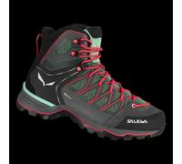 Salewa MTN Trainer Lite Mid GTX Women Trekking Shoes Feld Green/Fluo Coral
