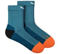 Salewa - MTN TRN All Mountain QRT Sock - Walking socks size 42-44, blue/turquoise