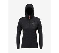Salewa Ortles Tirol Wool Hooded Jacket Black Women - 40