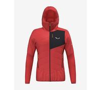 Salewa Ortles Tirol Wool Hooded Jacket Red Black - S