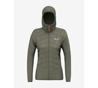 Salewa Ortles Tirol Wool Hooded Jacket Reed Green Women - 40