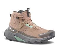 Salewa Pedroc 2 Leather Mid Powertex boots beige grey pastel blue Women - 40.5