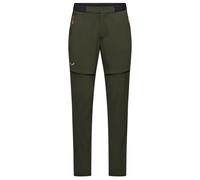Salewa - Breathable hiking trousers - Pedroc 3 Dst 2In1 Pant M Dark Olive for Men in Softshell - Size M - Green Green M