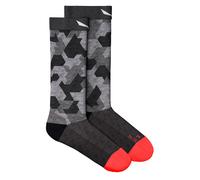 Salewa Pedroc Camu AM Crew Socks Black Grey Women - 42-44