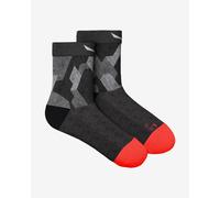 Salewa Pedroc Camo Am W Qrt Sock, Black Out, 42-44, Female