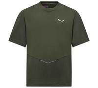 Salewa Pedroc Dry Hybrid Short Sleeve T-shirt Green XL Men