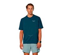 Salewa Pedroc Dry Hybrid Short Sleeve T-Shirt Deep Blue - XL