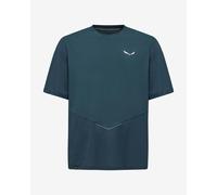 Salewa Pedroc Dry Hybrid Short Sleeve T-Shirt Deep Blue - XXL