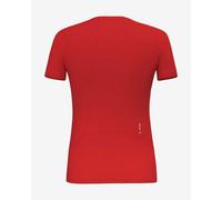 Salewa Pedroc Dry Hybrid Short Sleeve T-Shirt Red Women - 36