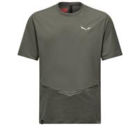 Salewa - Pedroc Dry Wind T-Shirt - Sport shirt size 42, grey/olive