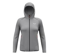 Salewa Pedroc Durastretch Light Hooded Jacket Grey Silver Women - 36