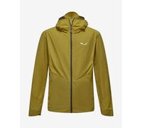Salewa Pedroc Hooded Wind Jacket Yellowish Green - L