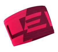 Salewa Pedroc Seamless Headband, Red Plum/Fluo Coral, Unisex