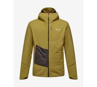 Salewa Pedroc TirolWool Air Hybrid Hooded Jacket Khaki Green - L
