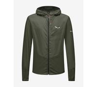Salewa Pedroc Wind Light Hooded Jacket Olive Green - XXL