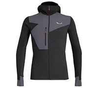 Salewa - Puez 2 Dry L/S Hood Full-Zip Tee - Fleece jacket size M, black