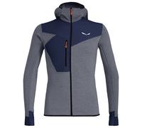 Salewa - Puez 2 Dry L/S Hood Full-Zip Tee - Fleece jacket size L, grey/blue