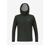 Salewa Puez Aqua 4 Powertex 2.5L Hooded Jacket Dark Green - M