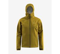 Salewa Puez Aqua 4 Powertex 2.5L Hooded Jacket Khaki Green - 3XL
