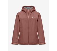 Salewa Puez Aqua 4 Powertex 2.5L Hooded Jacket Pink Women - 34