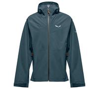 Salewa Puez Aqua 4 Powertex 2.5L Hooded Jacket Petrol Blue - XL