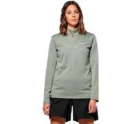 Salewa Puez Cammino Polarlite Half Zip Fleece Green XL Woman