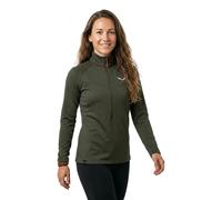 Salewa Puez Cammino Polarlite Half Zip Fleece Green XL Woman