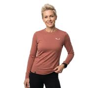Salewa Puez Dry Long Sleeve T-shirt Red XL Woman