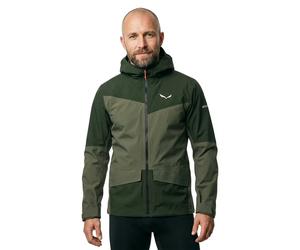 Salewa Puez Gorotex 2l Epe Gore-tex® Full Zip Fleece Green S Men