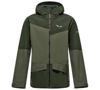 Salewa Puez Gorotex 2l Epe Full Zip Fleece Green XL Men