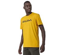 Salewa Puez Hybrid 2 Dry M S/S Tee, Gold Melange, M, Male