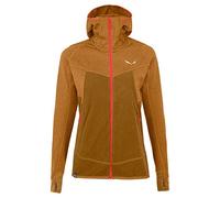 Salewa Puez Hybrid Pl W Fz Hdy, Golden Brown Melange, L, Female