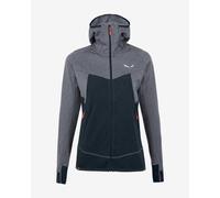 Salewa Puez Hybrid Polarlite Hooded Fleece Blue L Woman