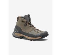 Salewa Puez Leather Mid Powertex Boots green grey brown beige - 45