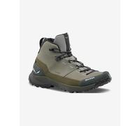 Salewa Puez Leather Mid Powertex Boots grey green Rods - 47