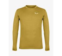 Salewa Puez Melange Dry Long Sleeve T-Shirt Mustard Yellow - M