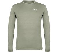 Salewa Puez Melange Dry Long Sleeve Tee Men, Shadow Melange, 46/S, Male