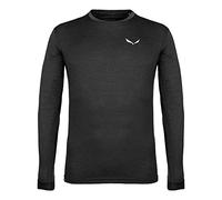 Salewa Puez Melange Dry M L/S Tee , Black Out, S, Male