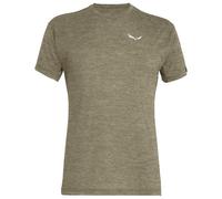 Salewa - Puez Melange Dry S/S Tee - T-shirt size 46, olive