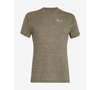 Salewa Puez Melange Dry Short Sleeve T-Shirt Greenish Grey - XXL