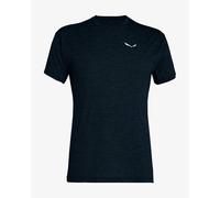 Salewa Puez Melange Dry Short Sleeve T-Shirt Ocean Blue - XL