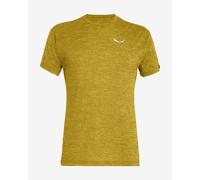 Salewa Puez Melange Dryton Short Sleeve T-shirt Yellow L Men